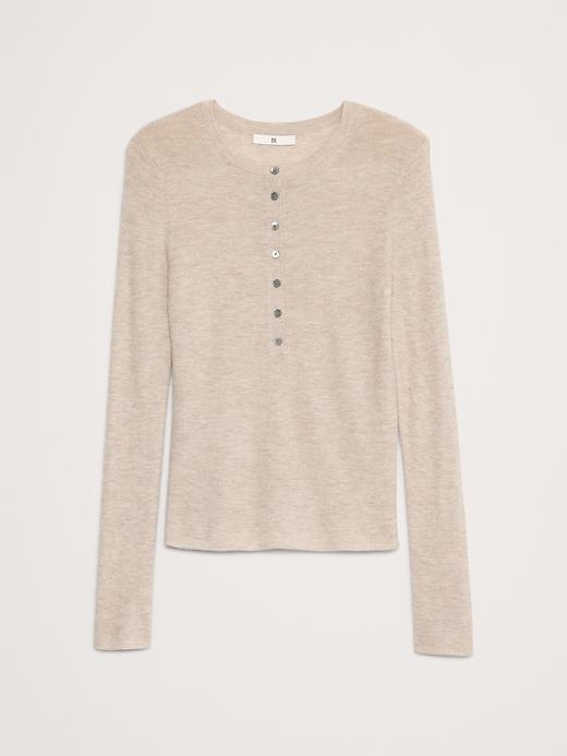 Featherweight Cashmere Henley Product Image