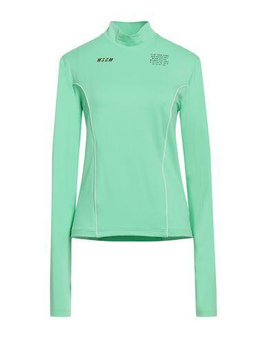 MSGM Woman T-shirt Light Green Size S Polyamide, Elastane Product Image