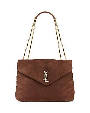Womens Loulou Medium Shoulder Bag in Quilted Leather Product Image
