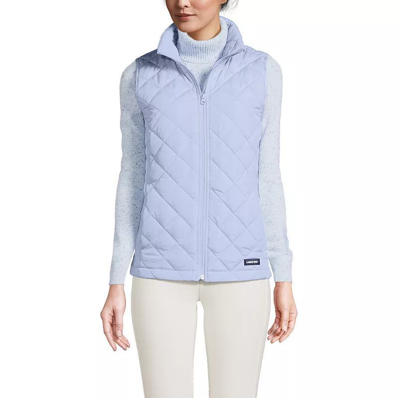 Women's Lands' End Insulated Vest, Size: XL, Subtle Blue Product Image