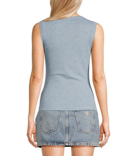 Guess Tina Sleeveless Rib Tank Top Product Image