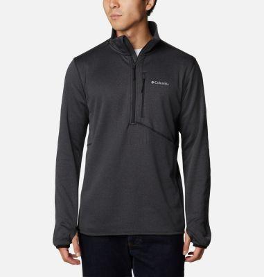Columbia Park View Fleece 1/2 Zip Heather) Men's Clothing Product Image