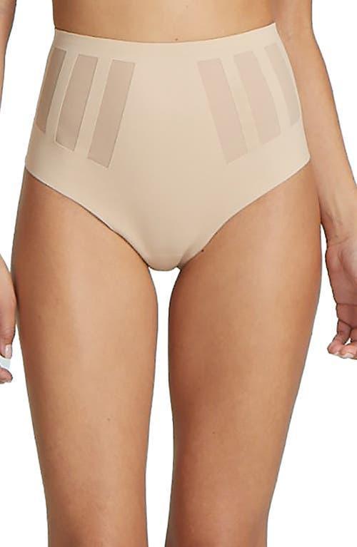 Womens Luxe High-Waist Control Thong Product Image