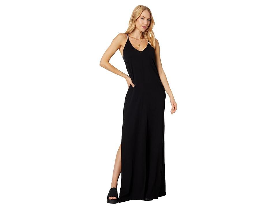 XSCAPE Long High Multi Chifon Print Strap (Fushia Multi) Women's Dress Product Image