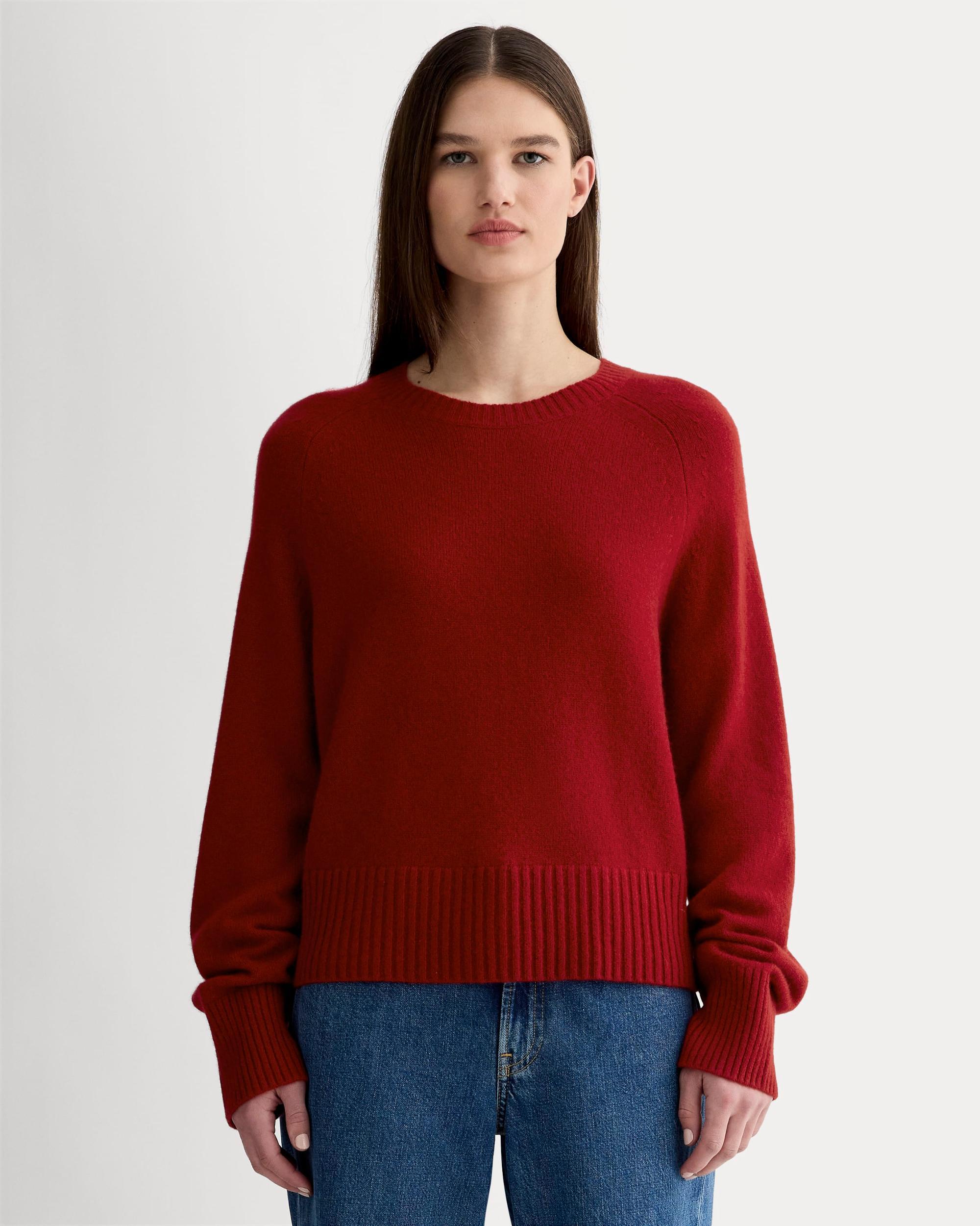 The Boxy Crew in Cashmere Product Image