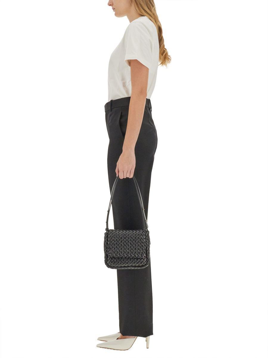 BOTTEGA VENETA Straight Leg Trousers In Black Product Image