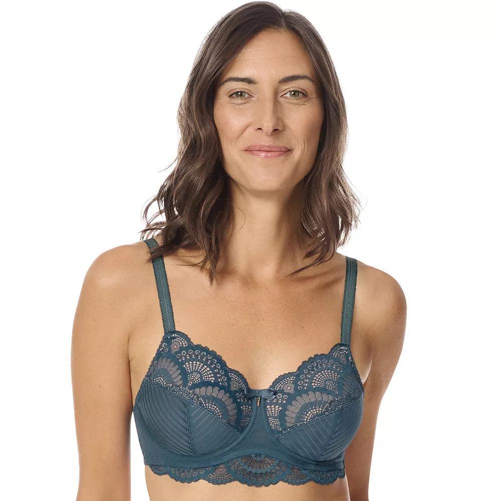 Amoena Karolina Underwire Full-Coverage Mastectomy Bra, Women's, Size: 32 Dd, Dark Teal Brown Product Image