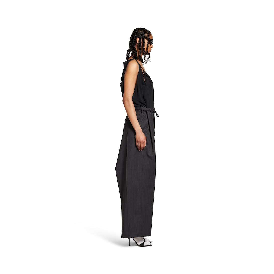 Women's Patched Slip Dress in Black Product Image