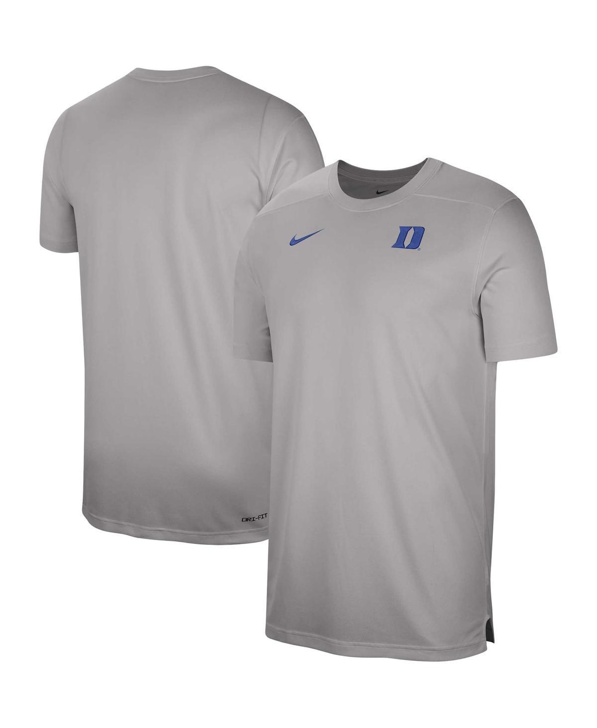 Men's Nike  Heather Gray Kentucky Wildcats Sideline Coaches Performance Top, Size: Medium, Grey Product Image