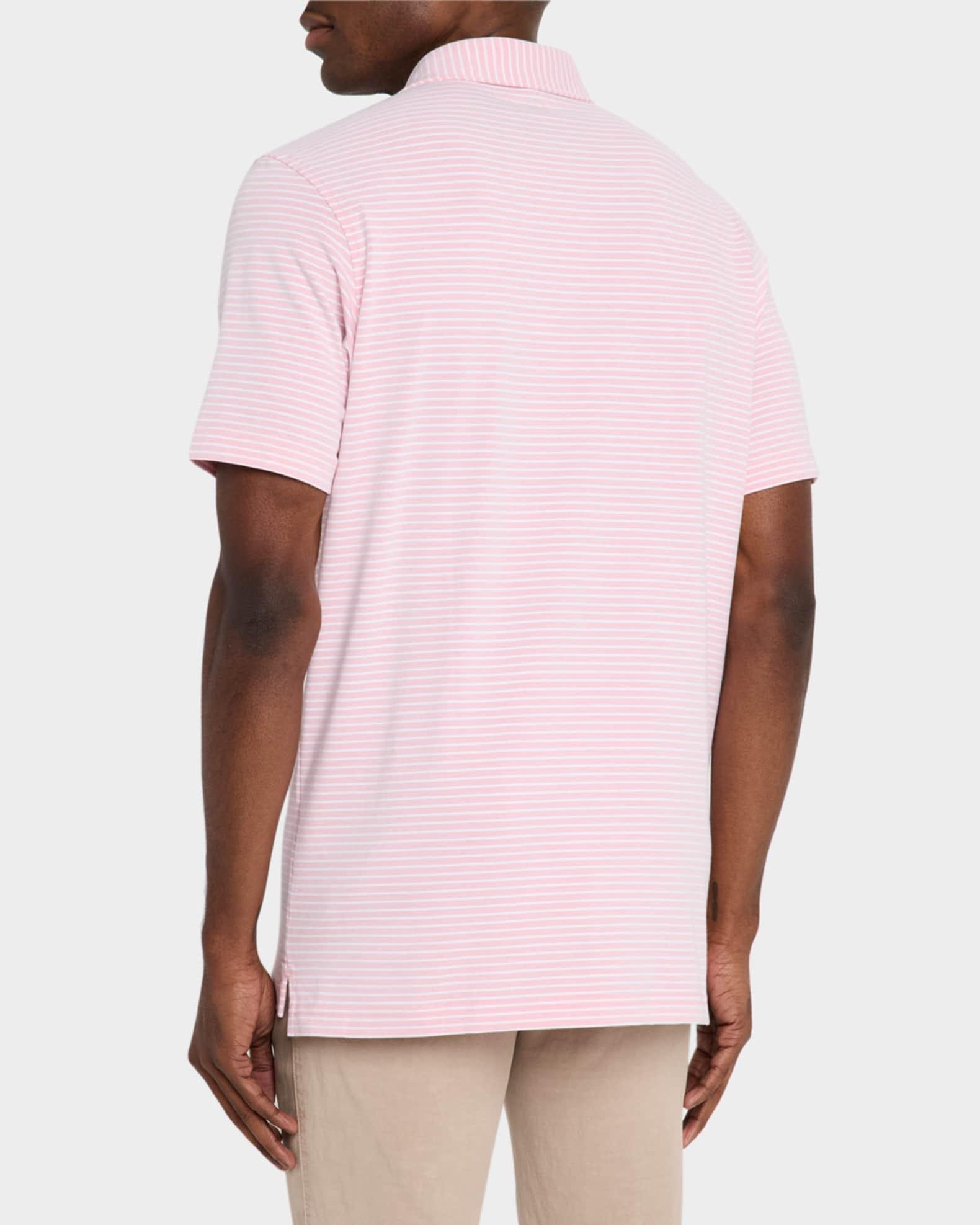 Men's Albatross Stripe Pique Polo Shirt Product Image