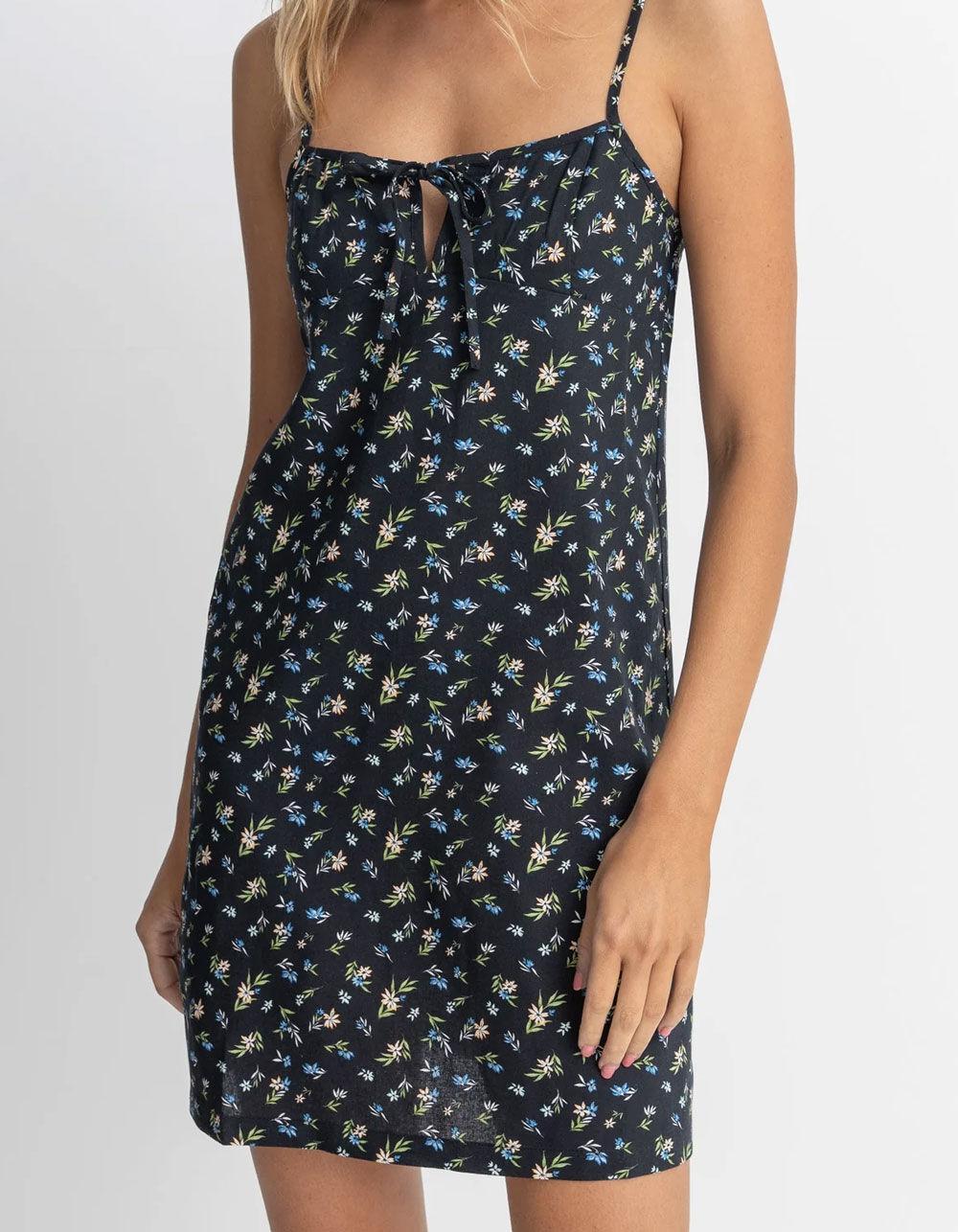 RHYTHM Fleur Womens Slip Dress - BLACK COMBO Product Image