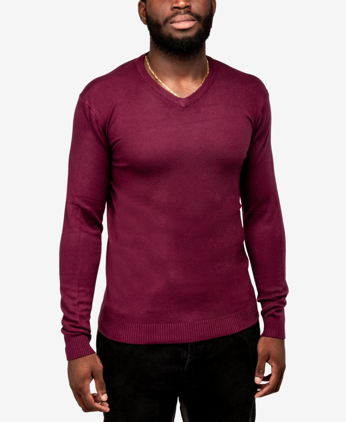 Men's Xray Fitted V-Neck Sweater, Size: XXL, Oatmeal Product Image
