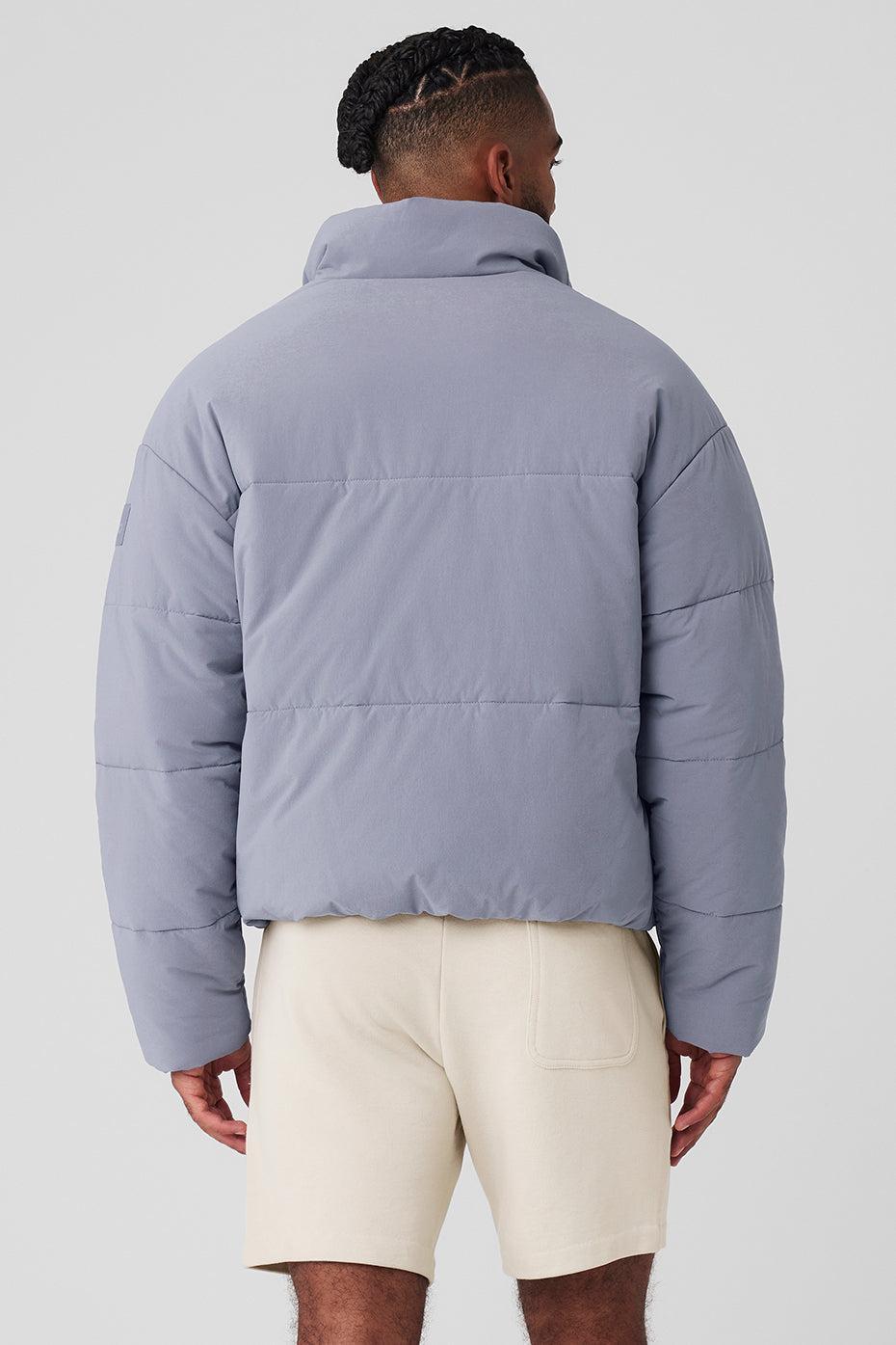 Stretch Woven Street Puffer - Fog Male Product Image