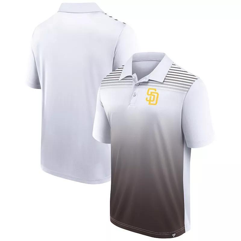 Men's Fanatics Branded White/Black Pittsburgh Steelers Sandlot Game Polo, Size: Small Product Image