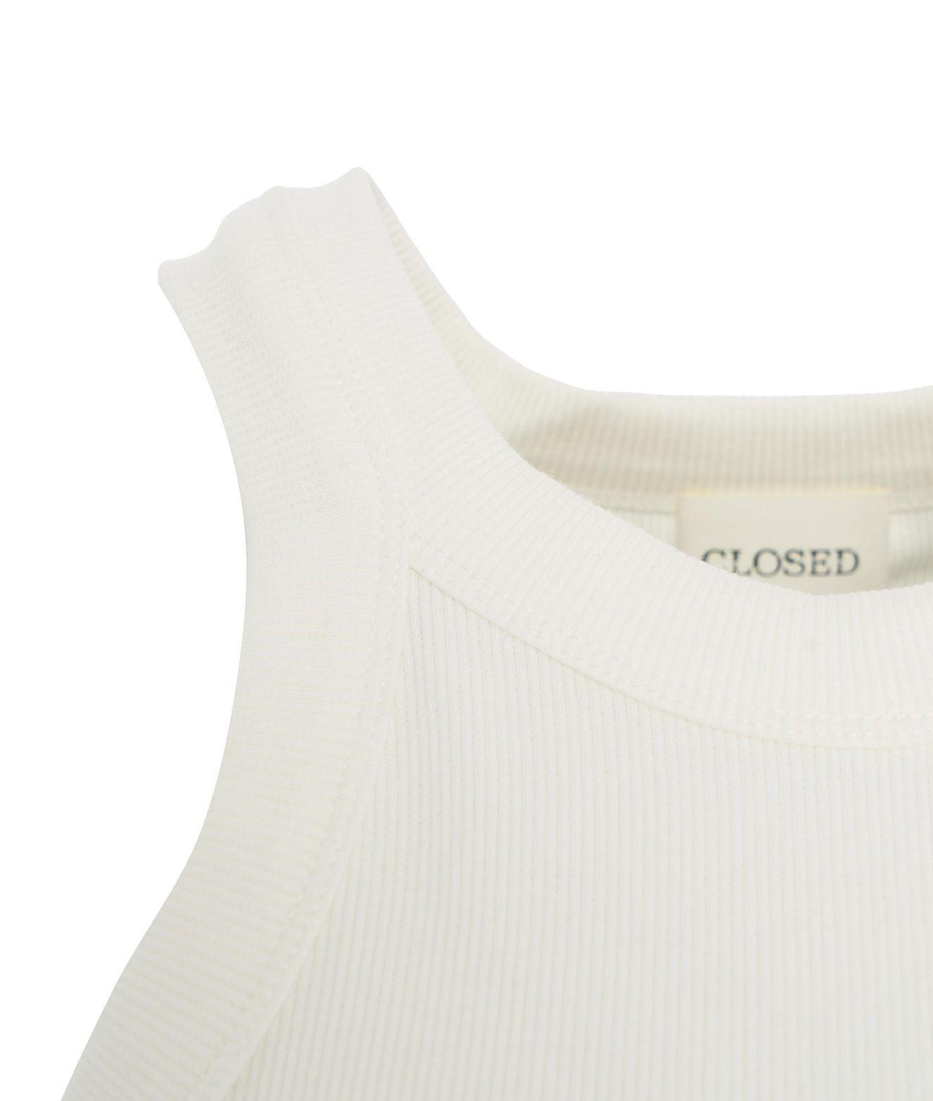 Ribbed top with embroidered logo Product Image