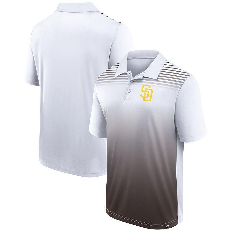 Men's Fanatics Branded White/Black Pittsburgh Steelers Sandlot Game Polo, Size: Small Product Image