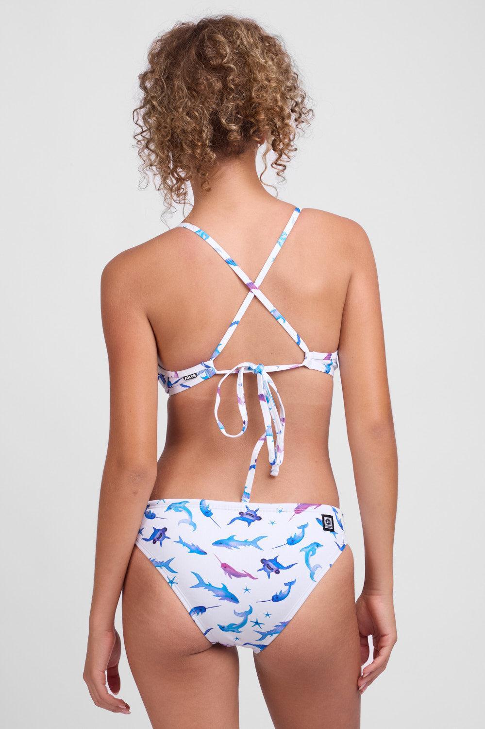 Andy Bikini Bottom - Metallic Shark Tooth Female Product Image