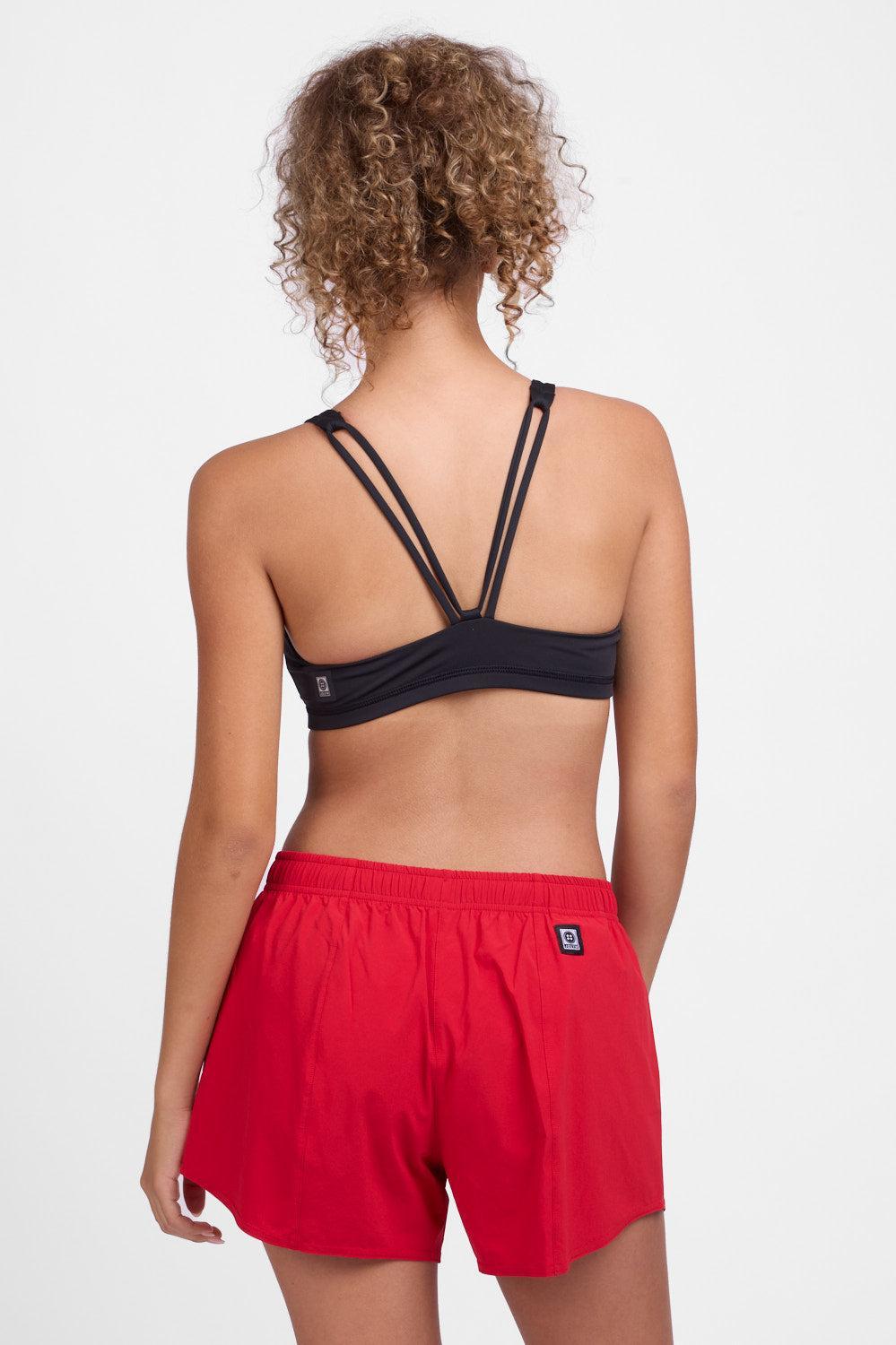Janie 2.0 High Waisted Run Short - Red Female Product Image