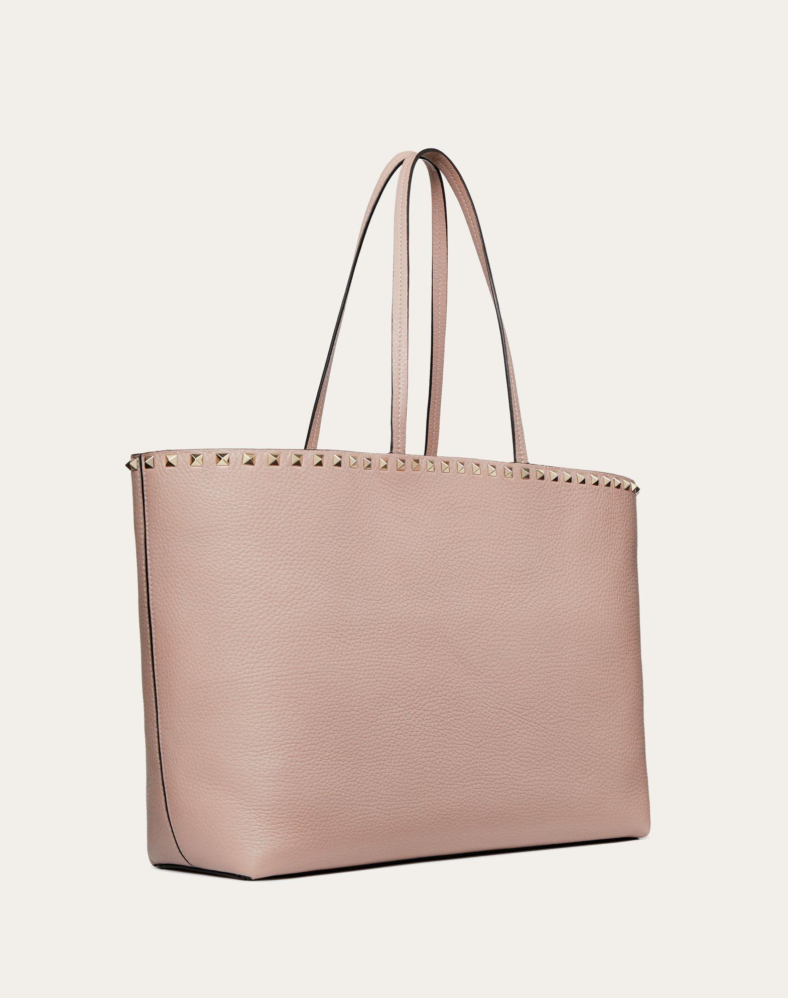 Rockstud Grainy Calfskin Tote Bag Product Image