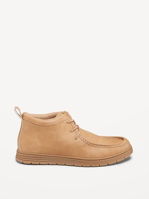 Faux-Leather Deck Boots Product Image