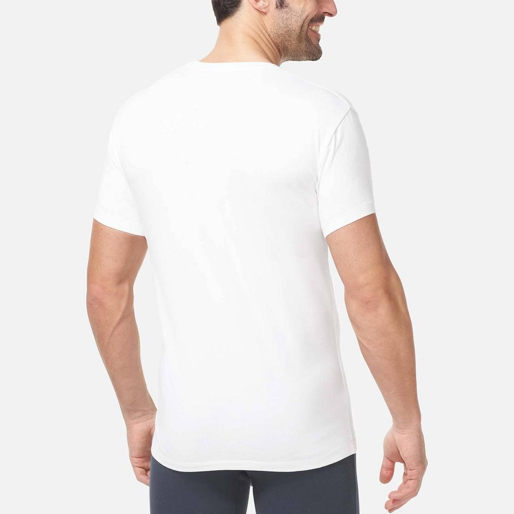 Tommy John Cotton Stretch Crew Neck Undershirt 2-Pack Men's Vest Product Image