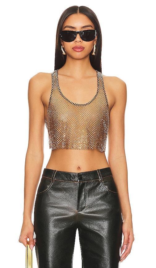 Choco Stardust Crop Top CULTNAKED Product Image