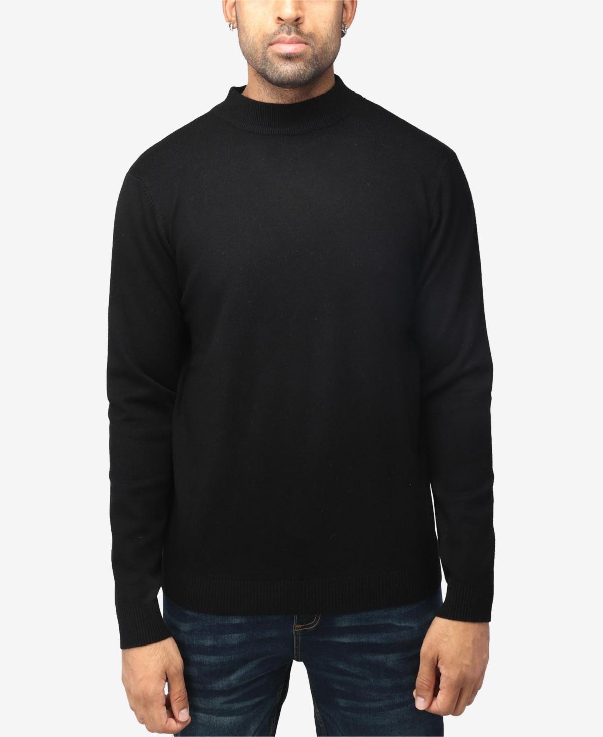 Men's Xray Regular-Fit Mockneck Sweater, Size: 3XL, Brown Product Image