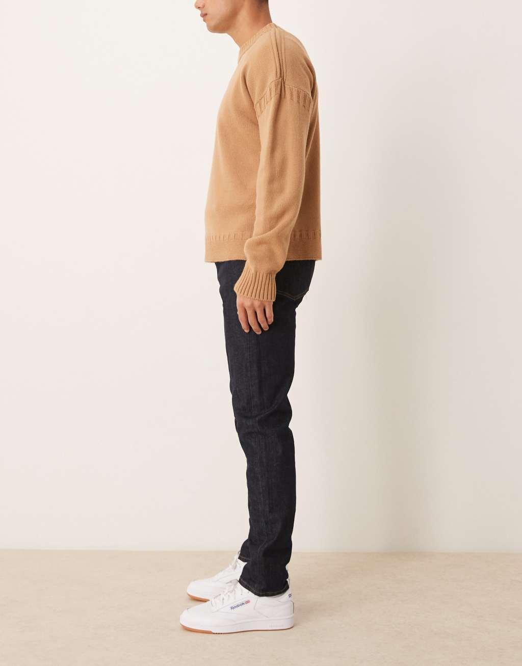 ASOS DESIGN skinny jeans in indigo Product Image