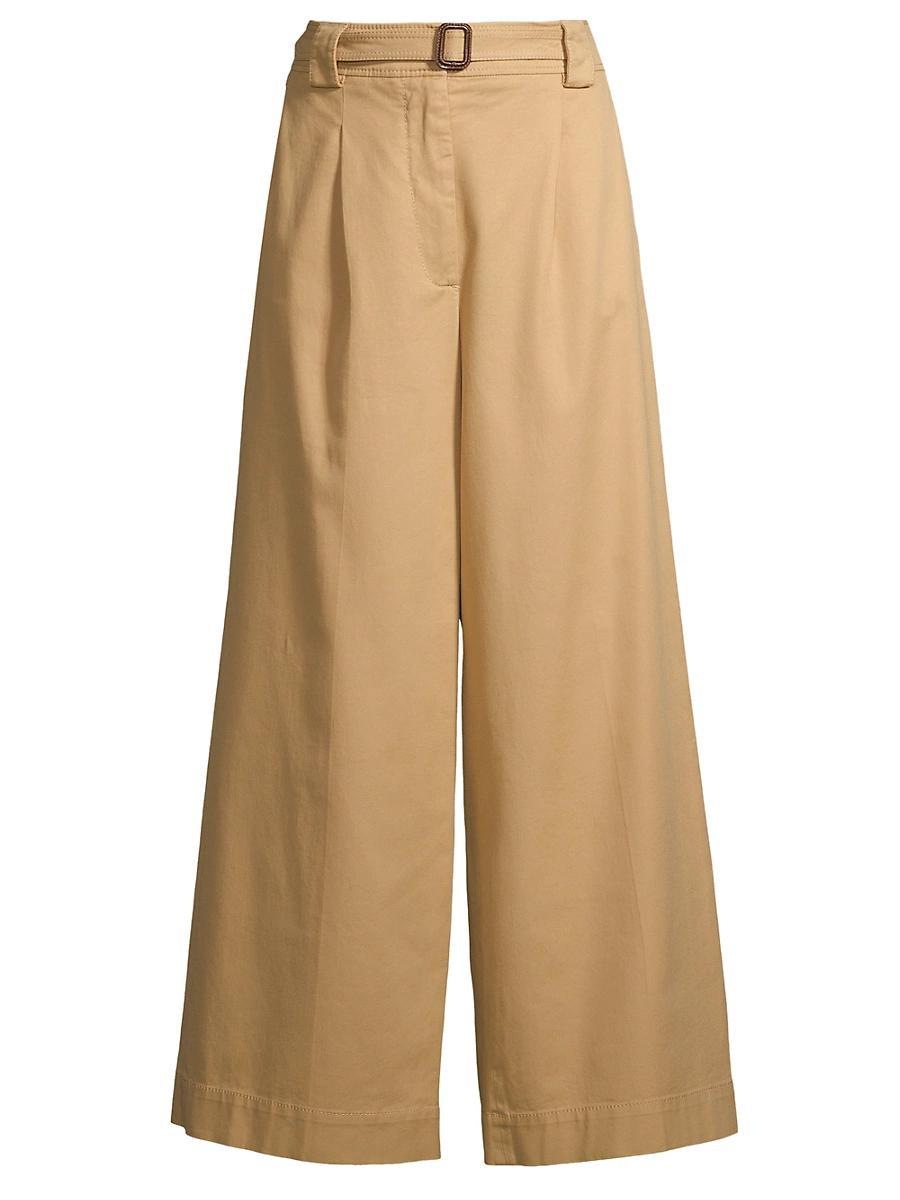 Womens Pino Belted Wide-Leg Trousers Product Image