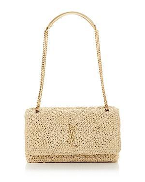 Womens Jamie Medium Shoulder Bag in Raffia Product Image