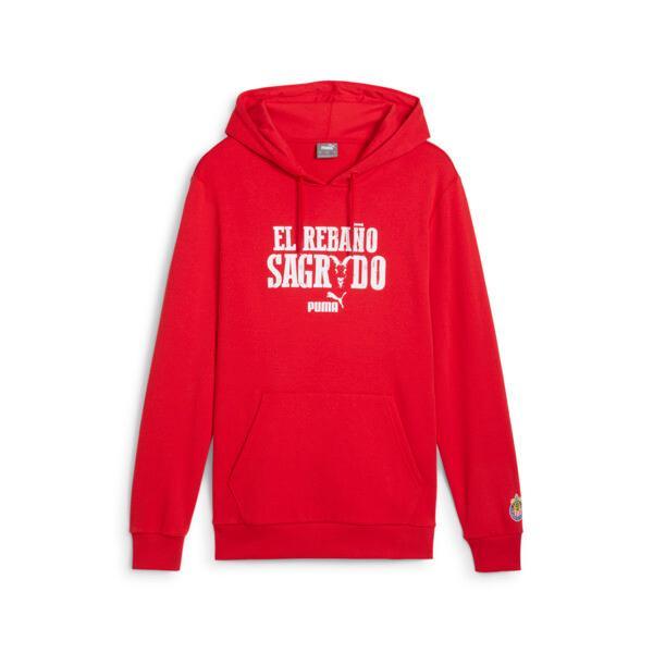 PUMA C.D. Guadalajara ftblCULTURE Men's Hoodie in For All Time Red/White Product Image