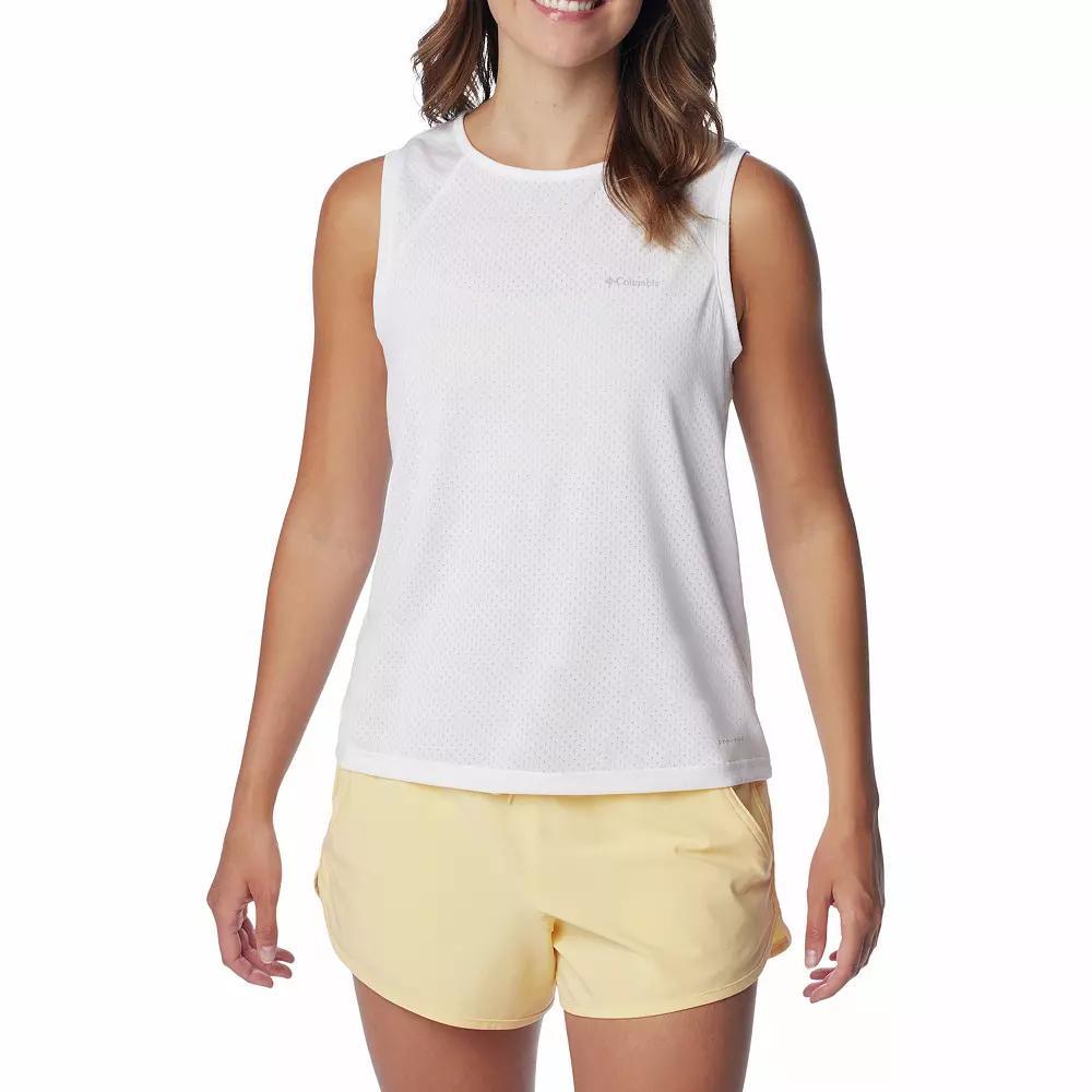 Women's Columbia Bogota Bay Omni-Wick Tank Top, Size: XXL, White Product Image