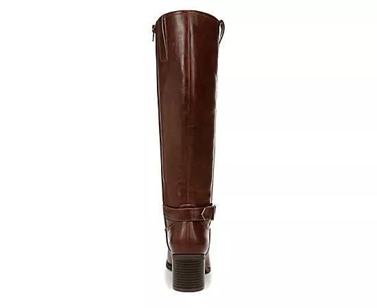 LifeStride Legend Women's Tall Heeled Riding Boots in Regular and Wide Calf, Size: 8.5, Brown Product Image