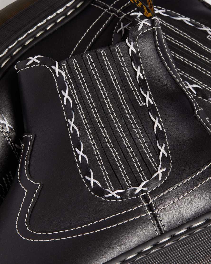 2976 Gothic Americana Leather Platform Chelsea Boots Product Image