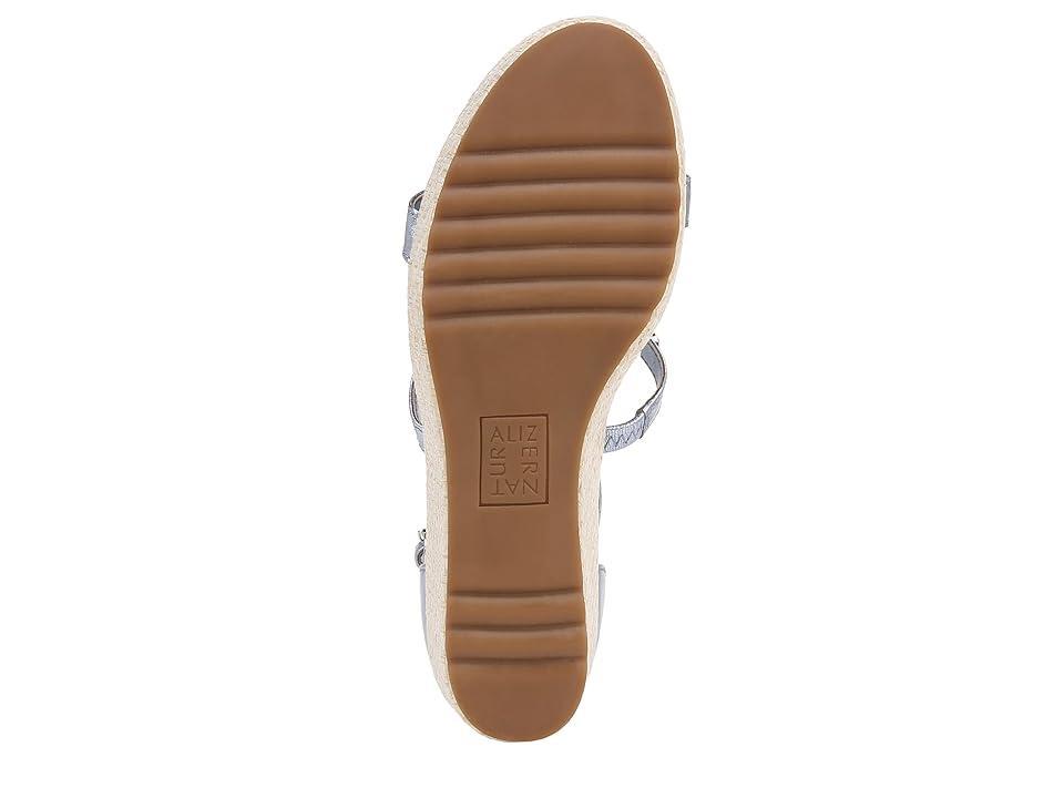 Naturalizer Serena Ankle Straps (Light Blue Metallic Leather) Women's Sandals Product Image
