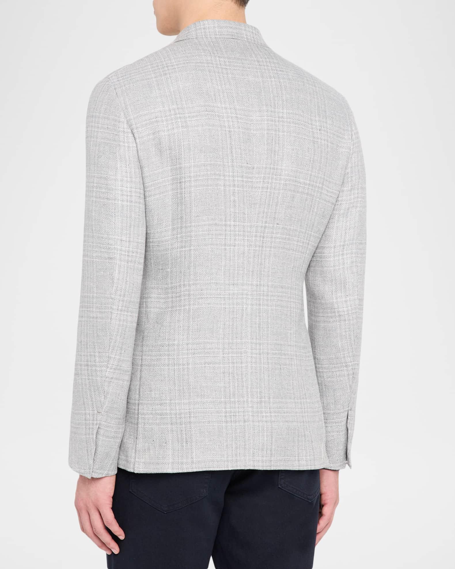 Men's Tonal Plaid Single-Breasted Sport Coat Product Image