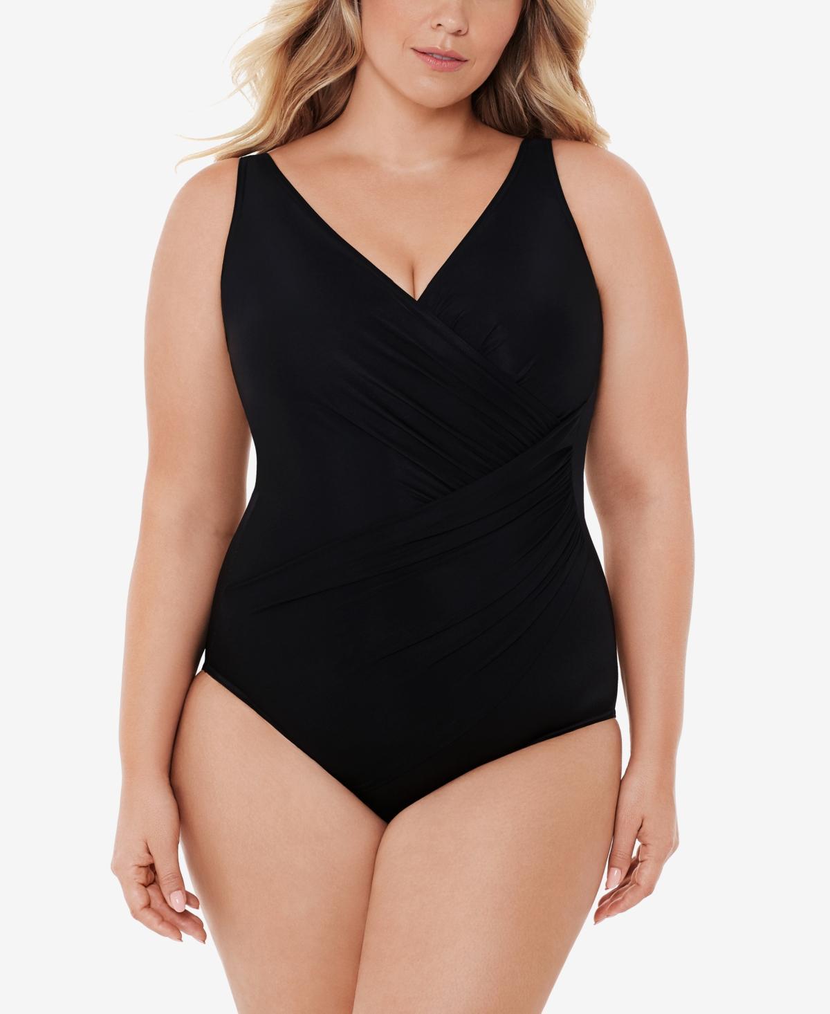 Womens Plus Oceanus One-Piece Swimsuit Product Image