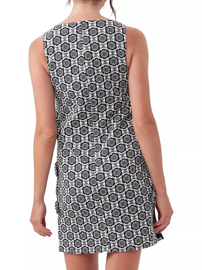 Arlette Abstract Sleeveless Minidress Product Image