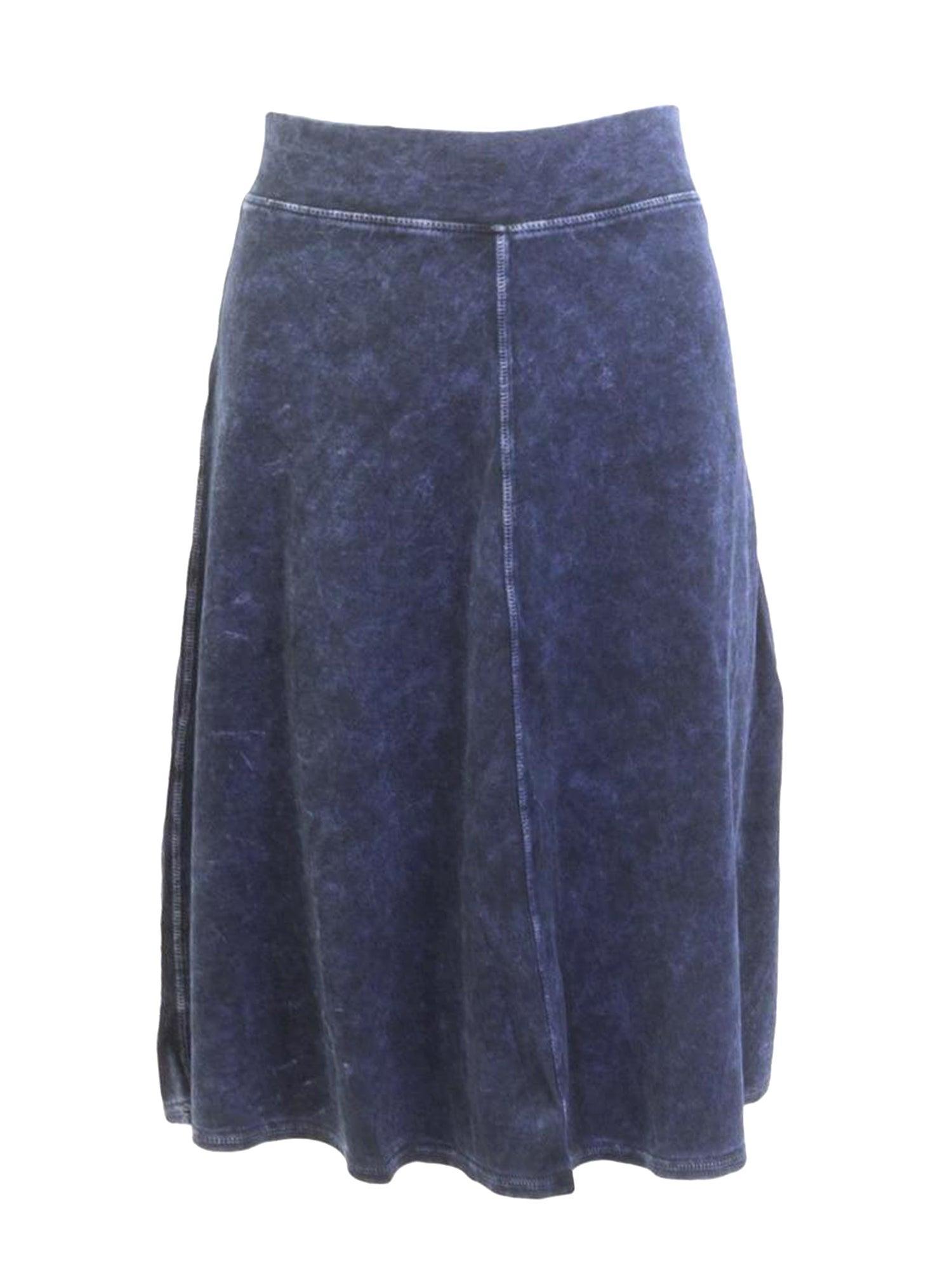 Hard Tail Flat Waist Knee Skirt B-145 Product Image