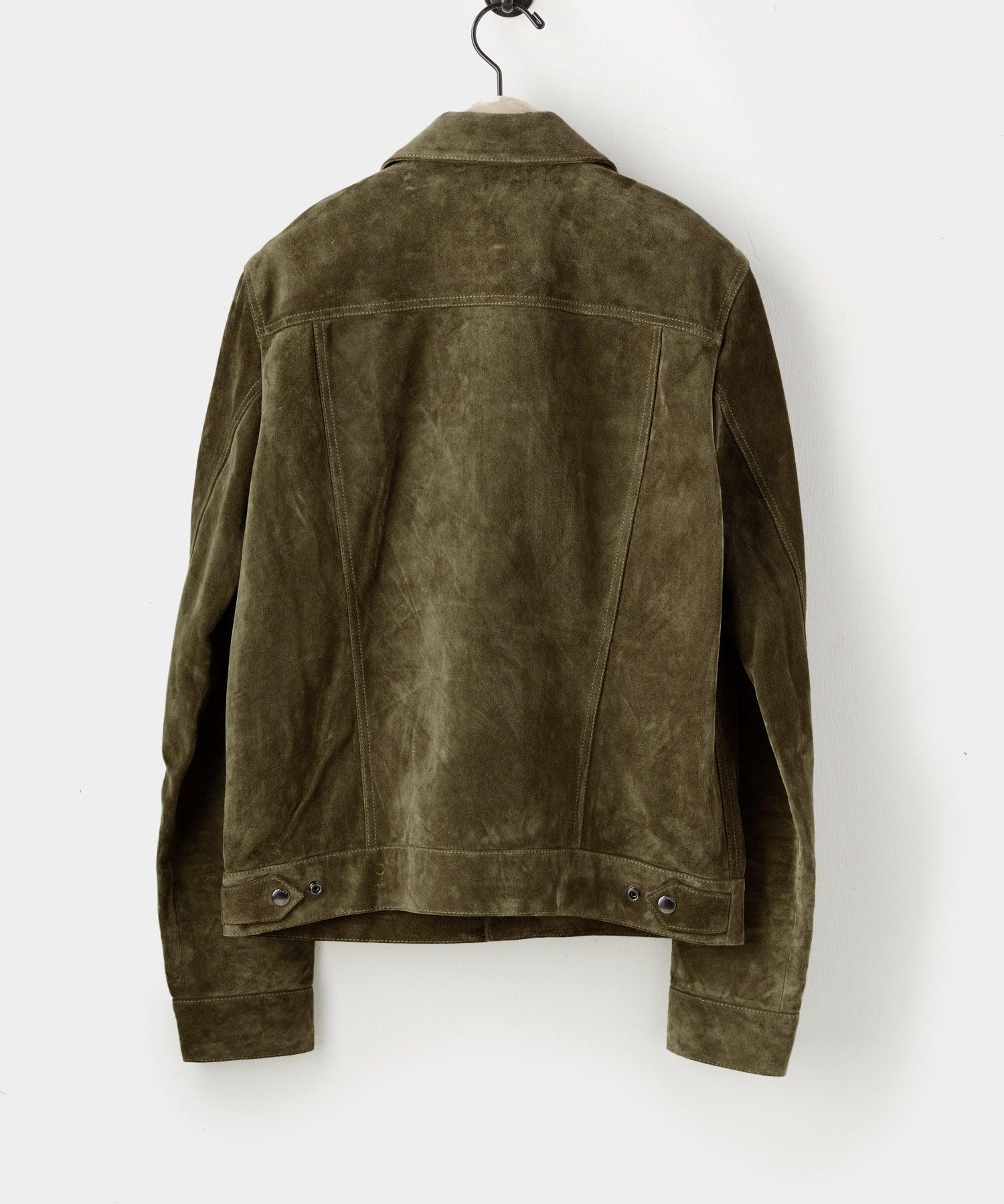 Italian Suede Snap Dylan Jacket Product Image