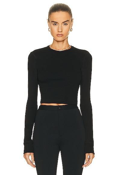 WARDROBE.NYC x Hailey Bieber HB Long Sleeve Tee Product Image