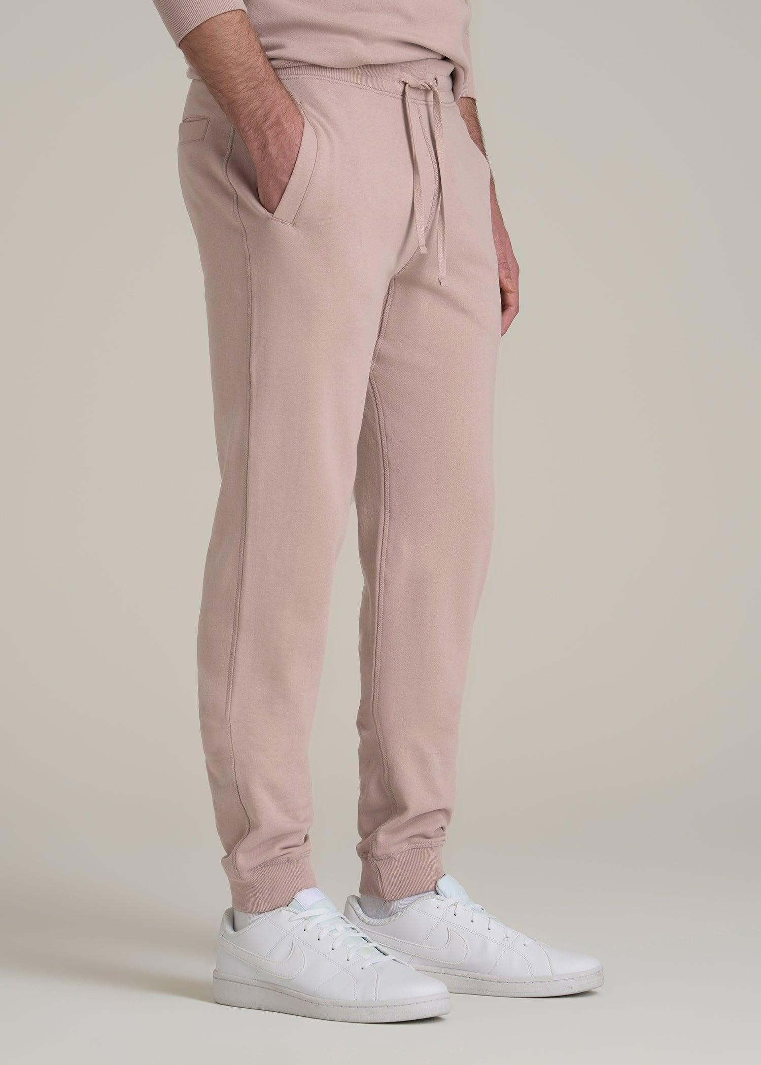 Wearever 2.0 French Terry Joggers for Tall Men in Desert Rose Product Image