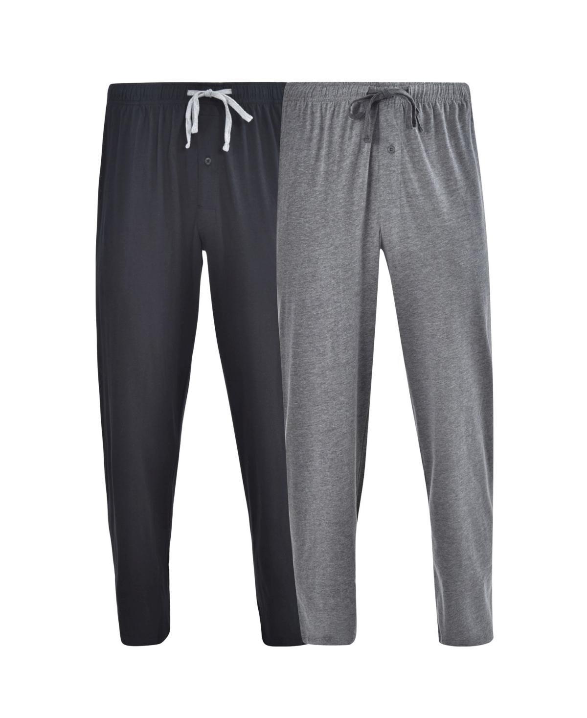 Mens Hanes 2 Pack Solid Pajama Pants Product Image