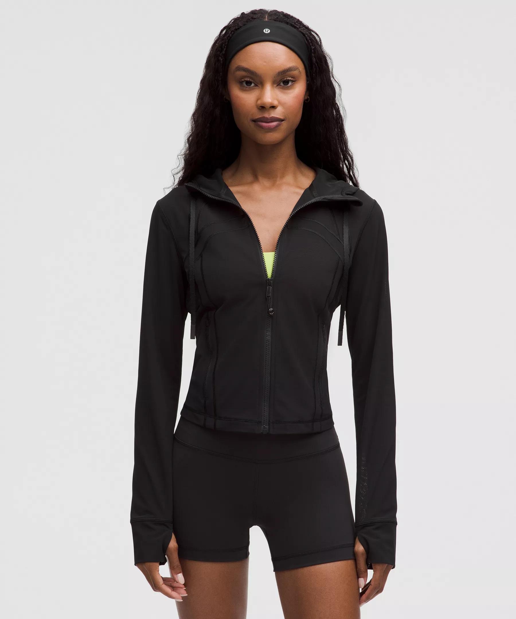 Define Cropped Hooded Jacket *Mesh Product Image