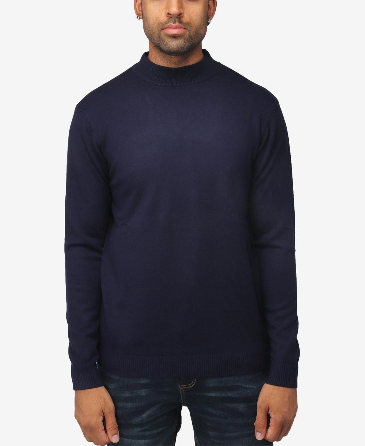 Men's Xray Regular-Fit Mockneck Sweater, Size: 3XL, Brown Product Image