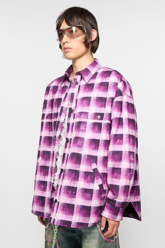 Check button-up shirt Product Image