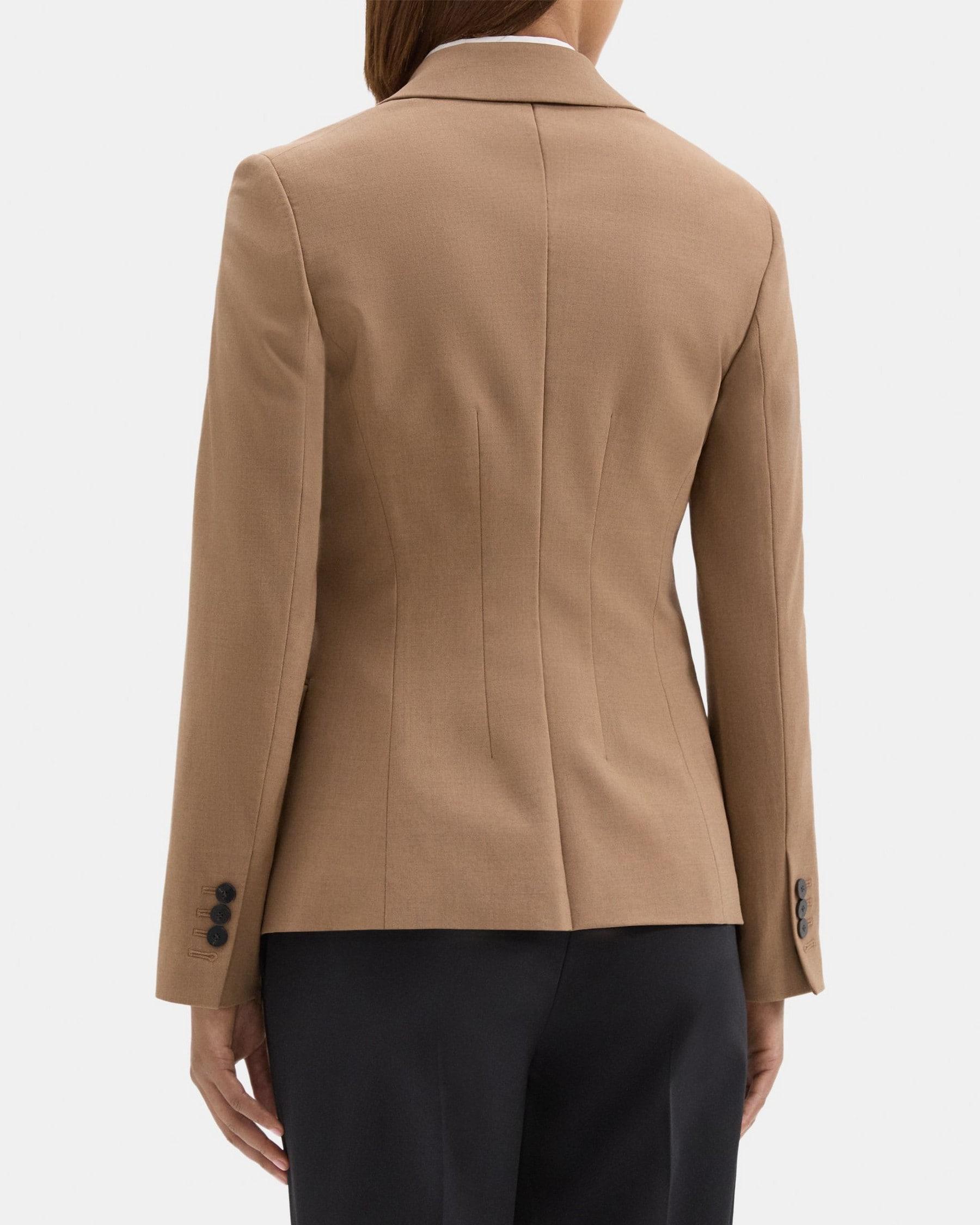 Angled Blazer in Sevona Stretch Wool Product Image