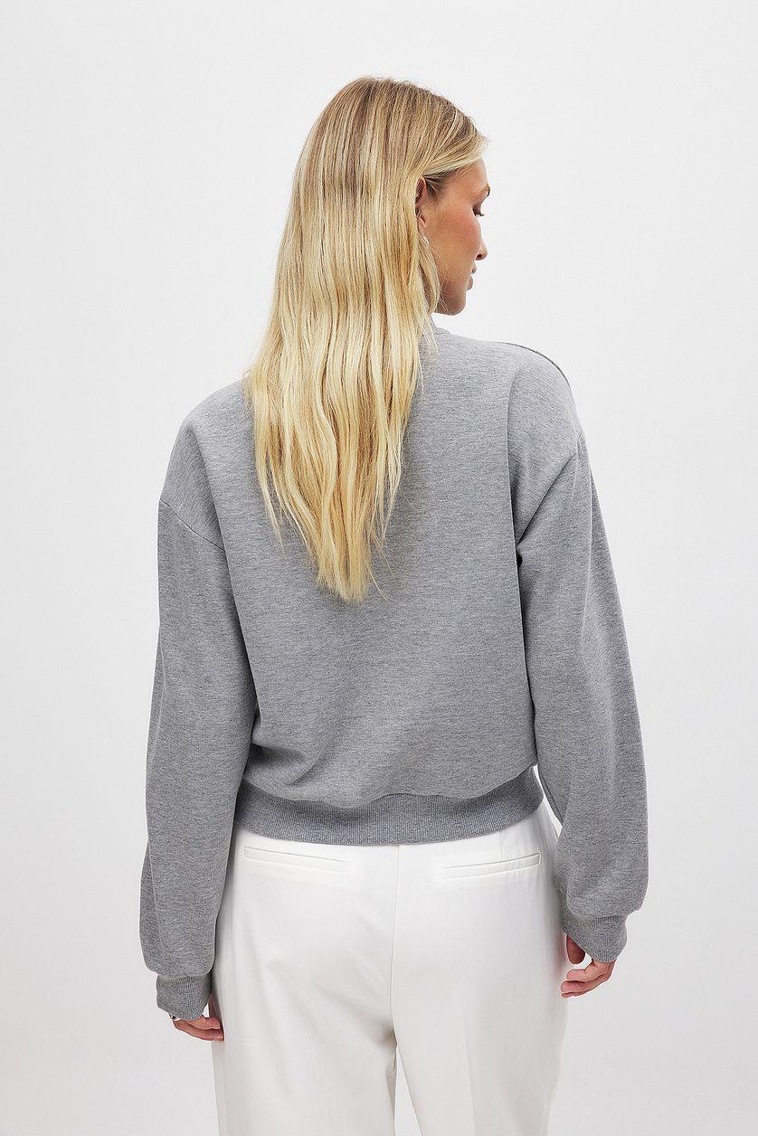 Zip Detail Sweatshirt Product Image