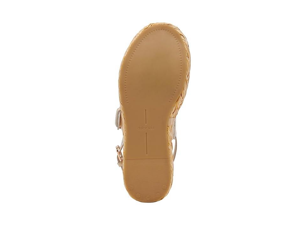 Dolce Vita Chera (Bone Embossed Leather) Women's Sandals Product Image