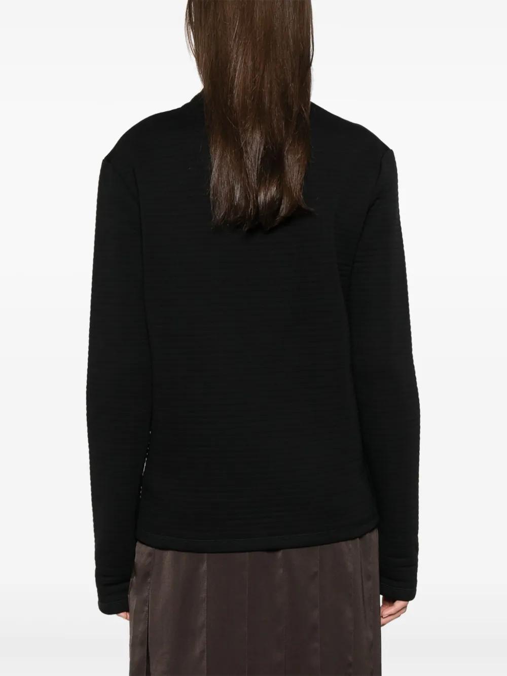 JIL SANDER Logo-patch T-shirt In Black Product Image
